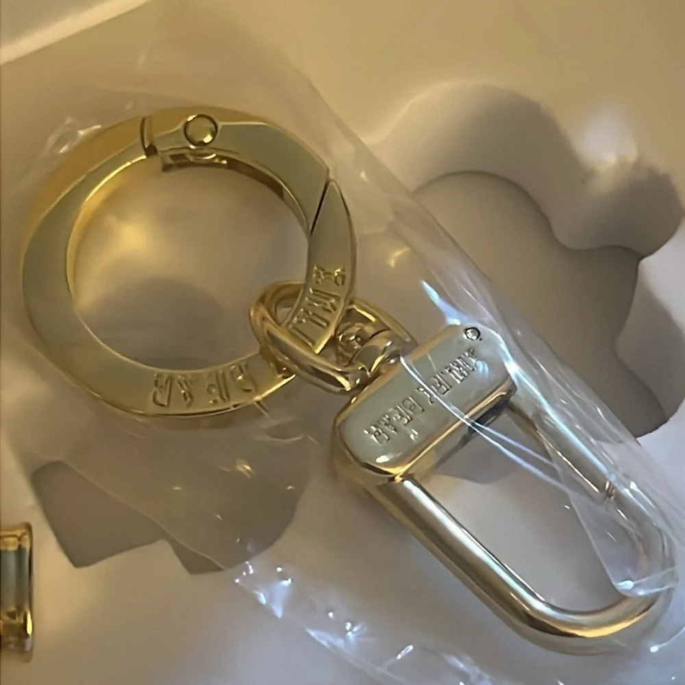 Dior Gold/Silver Inlex Bear Charm Rare NIB